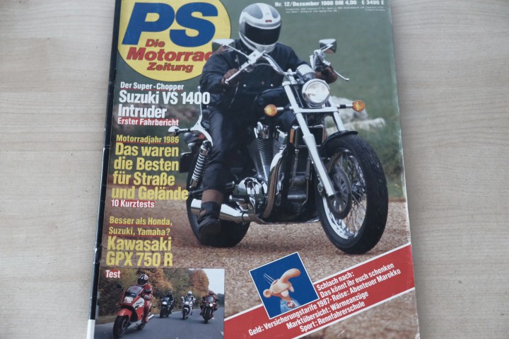 Deckblatt PS Sport Motorrad (12/1986)